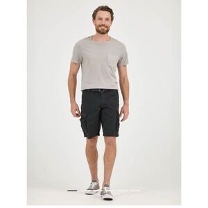 LEE MEN'S LEGENDARY WYOMING CARGO‎ SHORT, Black, Size 40, Belted, NWT